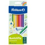  BOJE DRVENE 12BOJA TROKUTASTE PELIKAN 700115 BLISTER | shoptok.hr