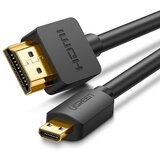 Ugreen Micro HDMI - HDMI kabel HD127 4K 3D 3m (črn), (20605408) Cene
