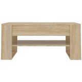  Stolić za kavu boja hrasta 102x55x45 cm konstruirano drvo | shoptok.hr