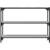 Ormarić za knjige boja hrasta 100x33x70,5 cm od drva i čelika | Eponuda.com