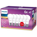  komplet 6x led sijalica philips A60 B22/13W/230V 2700K | Eponuda.com