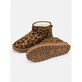 Sinsay Čizme za snijeg od imitacije brušene kože s leopard uzorkom | shoptok.hr