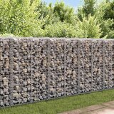  Gabionski zid s poklopcima od pocinčanog čelika 20 x 20 x 100 cm | shoptok.hr