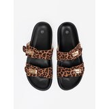 Shelvt Women's leopard print flip-flops | shoptok.hr