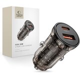 TECH-PROTECT CC01 AVTOPOLNILEC ZA PAMETNE TELEFONE 2-PORTNI PD30W QC3.0, (5000306001) Cene