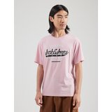 Jack & Jones Majica 'JJELOGO' roza | shoptok.hr