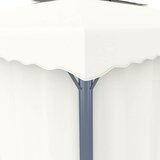  Sjenica sa zastorima i LED svjetlima 4 x 3 m krem bijela | shoptok.hr