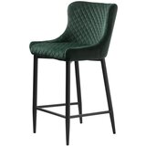 Unique Furniture Zelen žameten barski stol (višina sedeža 77 cm) Ottowa – Cene