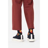 Happy Socks nogavice strawberry fresh sock mornarsko modra barva, P001506