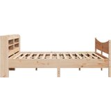  Okvir kreveta s uzglavljem 180 x 200 cm masivna borovina | shoptok.hr
