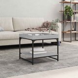  Stolić za kavu boja hrasta 49,5x49,5x45 cm konstruirano drvo | shoptok.hr