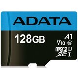 A DATA Memorijska kartica UHS-I MicroSDXC 128GB class 10 + adapter AUSDX128GUICL10A1-RA1