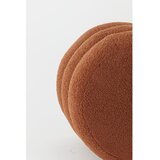 Light & Living Oranžen tabure iz tkanine bouclé Kimi – | Shoptok.si
