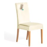 Restilo Kremno bele raztegljive prevleke v kompletu 4 ks za stol 48 cm Sento – | Shoptok.si