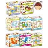 Denis Toys Kocke sestavljanke,4 kos,sort, (20825208) | Shoptok.si
