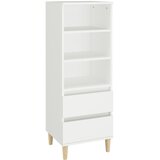  Visoka komoda bijela 40 x 36 x 110 cm od konstruiranog drva | shoptok.hr