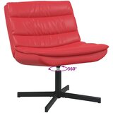  Stolica na kotačiće Crvena 63 x 75 x 76 cm Umjetna koža | shoptok.hr