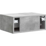  Noćni ormarić za montažu na zid Betonska siva 49 x 34,5 x 20 cm | shoptok.hr