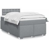  Krevet s oprugama i madracem svjetlosivi 120x190 cm od tkanine | shoptok.hr