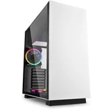 kućište gaming, pure steel rgb atx, white