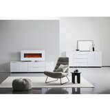 Voleo komoda, bela, visoki sijaj | Shoptok.si