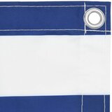 Balkonski zastor bijelo-plavi 75 x 500 cm od tkanine Oxford | shoptok.hr