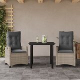  3-dijelni vrtni blagovaonski set svjetlosivi od poliratana | shoptok.hr