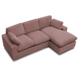 Bobochic Paris Ružičasta kutna garnitura od samta Belair – | shoptok.hr