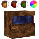  Zidni TV ormarić s LED svjetlima boja hrasta 40x30x40 cm | Eponuda.com