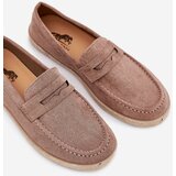 Boto Men's Moccasins With Braiding Dark Beige Fiamar | Shoptok.si