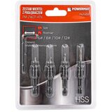 Powermat svrdla za drvo s upuštačem, set 5 kom PM-ZWZP-4TN | shoptok.hr
