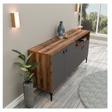 Hanah home artemis 1644 walnutanthracite console | ePonuda.com