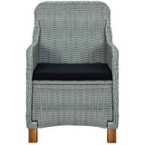  9-dijelni vrtni blagovaonski set svjetlosivi | Eponuda.com