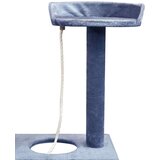 vidaXL Penjalica Grebalica za Mačke sa Stupovima od Sisala 150 cm Tamno Plava | shoptok.hr