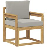  2 Komad Set vanjskih sofa Poliester Bijela i svijetlosiva | Shoptok.si