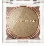 Makeup Revolution Beam Bright kompaktni pudrasti osvetljevalec odtenek Golden Gal 2,45 g