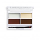 Relove by Revolution paleta za obrvi - Colour Cult Brow Palette - Dark | Shoptok.si