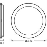 Osram LED plafonsko svetlo za kupatilo ORBIS DISC LED/22W/230V prečnik 30 cm IP44 hrom | Eponuda.com