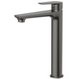 Armal visoka armatura za umivalnik, Topaz, brusena gun metal Cene