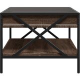  Stolić s beskonačnim LED svjetlima boja hrasta 70x50x38 cm | shoptok.hr
