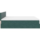 vidaXL okvir kreveta s madracima tamnozeleni 200x200cm baršunasti | shoptok.hr