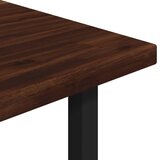  Kvadratni blagovaonski stol 160 x 70 x 75 cm Tamno smeđa - tamno smeđa i crna 160 x 70 x 75 cm Četvrtasto | shoptok.hr