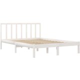  Posteljni okvir bel iz trdne borovine 120x200 cm, (20708184) | Shoptok.si