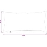  Presvlaka za jastuk 6 kom. HEERLEN Zelena 40 x 70 cm - Osnovni Zelena 6 | shoptok.hr