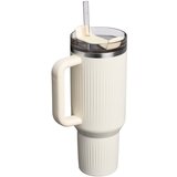 Stanley Quencher H2.O FlowState™ Tumbler tumbler sa slamkom od nehrđajućeg čelika veliki Cream Gloss 1180 ml | shoptok.hr