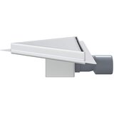  2 u 1 Trokutasti Tuš Odljev Srebrno 32 x 32 x 7,5 cm | shoptok.hr