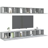 TV ormarići 8 kom boja hrasta 60 x 30 x 30 cm konstruirano drvo | Eponuda.ba