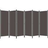 vidaXL Sobna pregrada sa 6 panela antracit 300 x 180 cm | shoptok.hr