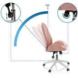 MID.YOU Vrtljivi Stol Avea, Roza | Shoptok.si