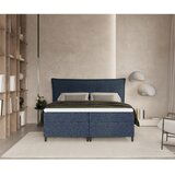 Maison de Rêve Temno modra boxspring postelja s prostorom za shranjevanje 180x200 cm Sinai – | Shoptok.si